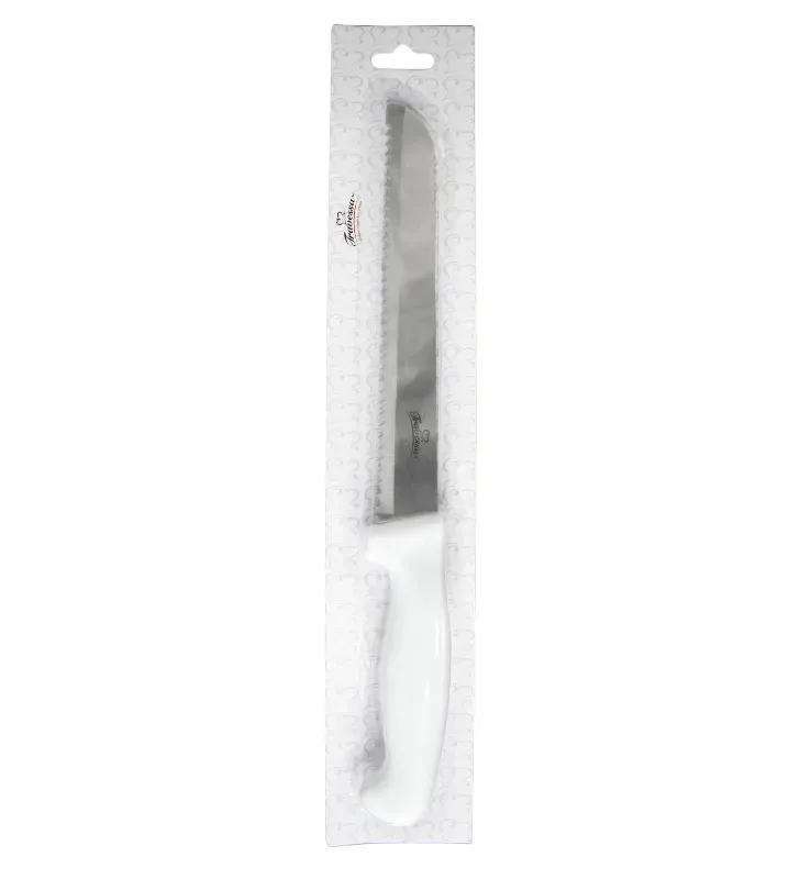 Cuchillo para Pan 8" Blanco de Acero Inoxidable 152-202-108 | Travessa