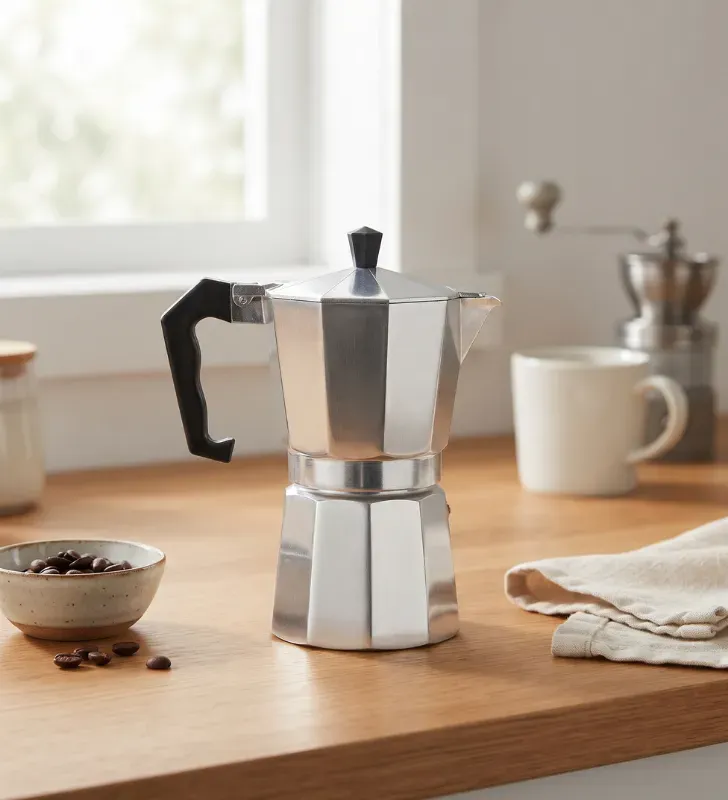 Cafetera Italiana de Aluminio 300ml (6 Tazas) 027-201-030 | Travessa