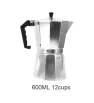 Cafetera Italiana de Aluminio 600ml (12 Tazas) 027-201-060 | Travessa