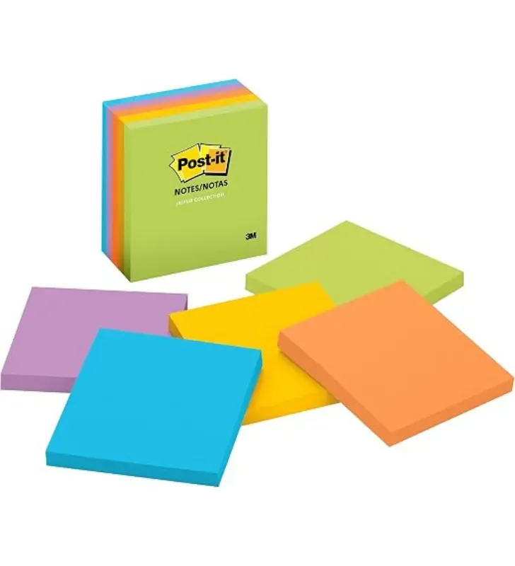 Notas Adhesivas Post-it 2 Cubos Neón Ultra 3x3" 1000 Hojas 2256-5 | 3M