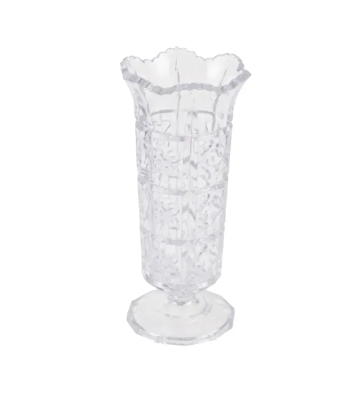 Florero Mini Verona de Poliestireno Transparente 80ml W136 | Plasvic