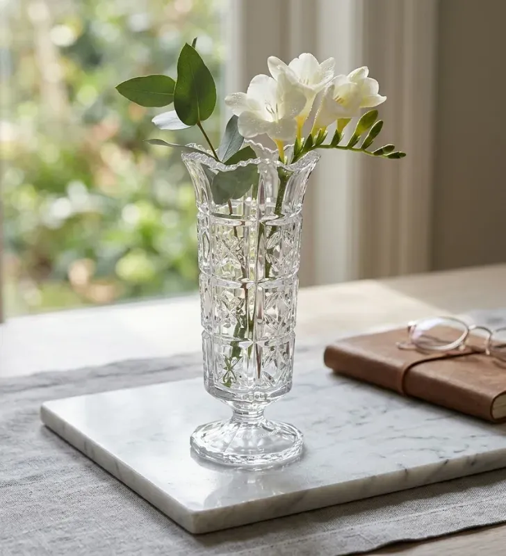 Florero Mini Verona de Poliestireno Transparente 80ml W136 | Plasvic