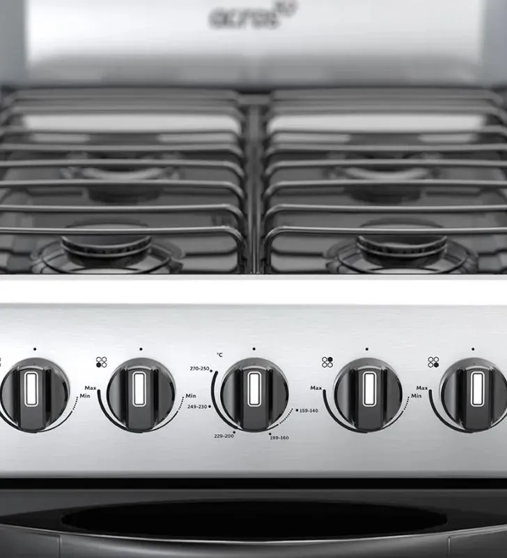Estufa Acros NAW1001S 20" Inox | 4 Quemadores, Gas LP/NG