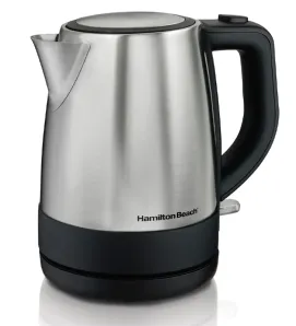 Hervidor eléctrico Hamilton Beach 40998 | 1 L acero inoxidable