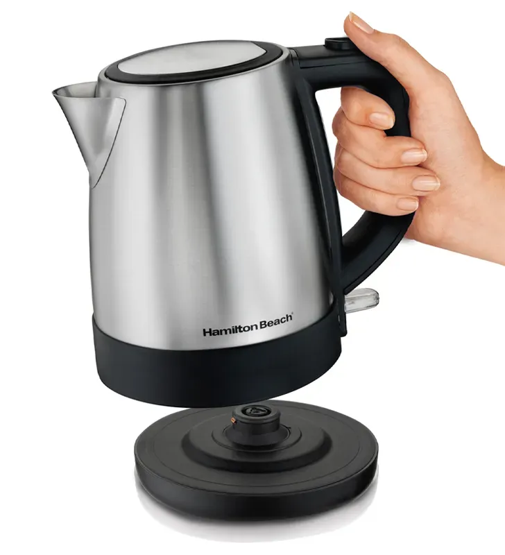 Hervidor eléctrico Hamilton Beach 40998 | 1 L acero inoxidable
