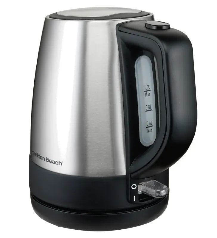 Hervidor eléctrico Hamilton Beach 40998 | 1 L acero inoxidable