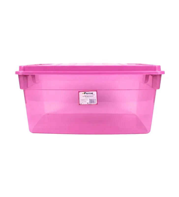 Caja Organizadora Polybox Medium Rosa 38.6L PT-BOX-009 | Polycar