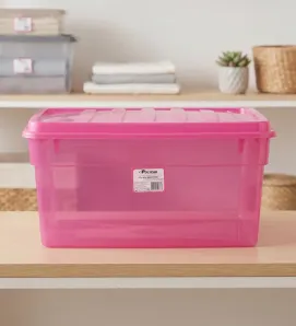 Caja Organizadora Polybox Medium Rosa 38.6L PT-BOX-009 | Polycar