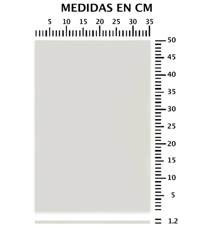 Tabla para Picar de Polietileno Blanca 50x35x1.2cm 170-002-111 | Travessa