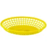 Canasta Amarilla Fast Food Ovalada 23x15x4cm 121-001-004 | Travessa