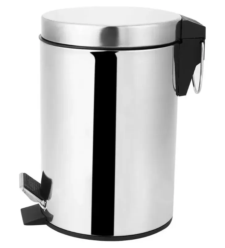Bote de Basura Acero Inoxidable con Pedal 3L 130-002-003 | Travessa