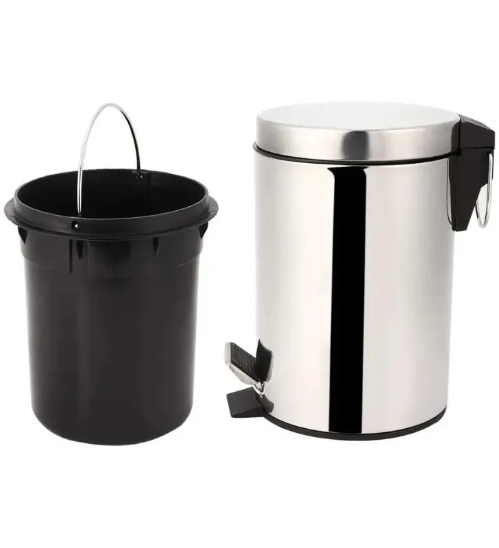 Bote de Basura Acero Inoxidable con Pedal 3L 130-002-003 | Travessa