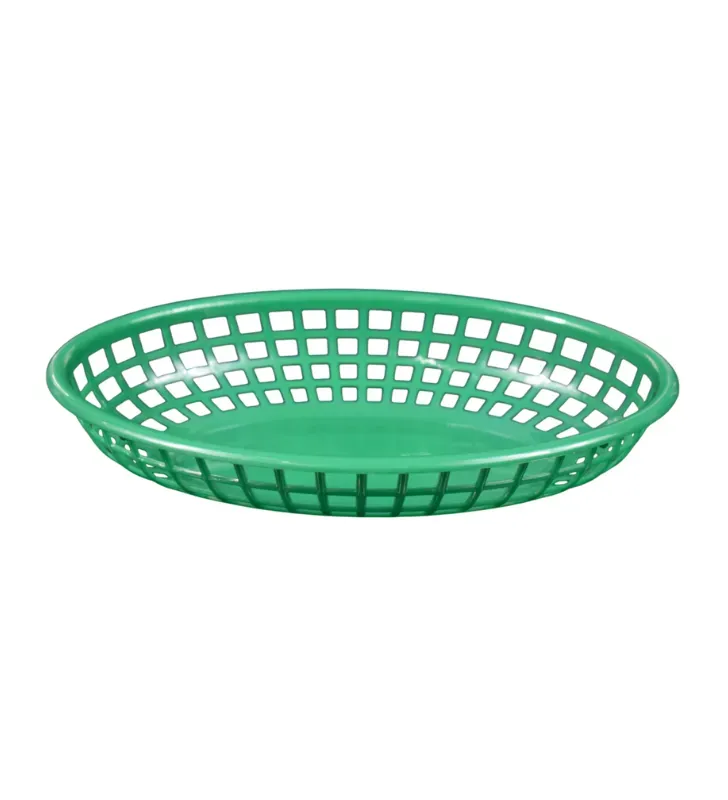 Canasta Verde Fast Food Ovalada 23x15x4cm 121-001-002 | Travessa