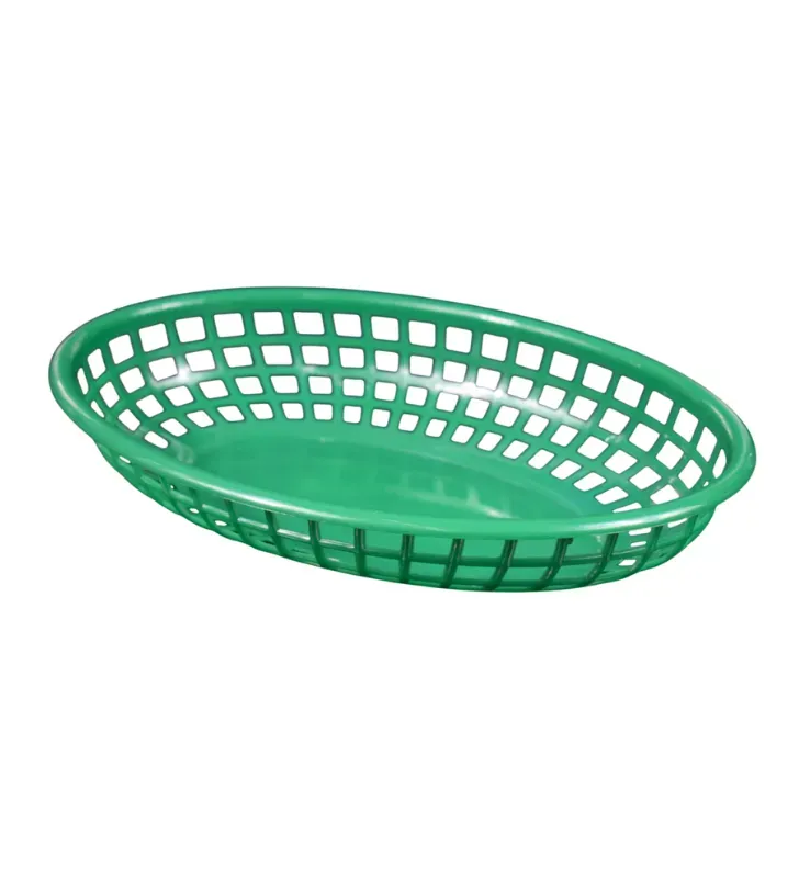 Canasta Verde Fast Food Ovalada 23x15x4cm 121-001-002 | Travessa