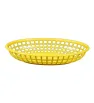 Canasta Amarilla Fast Food Ovalada 23x15x4cm 121-001-004 | Travessa
