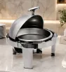 Chafer Circular de Lujo 6.6L Acero Inoxidable | Travessa 157-102-002