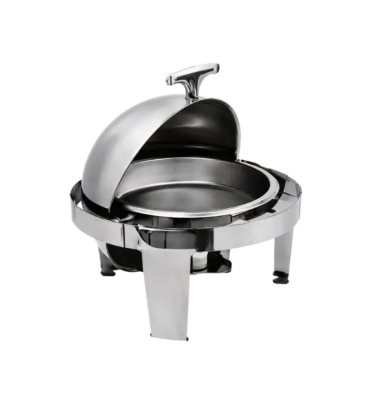 Chafer Circular de Lujo 6.6L Acero Inoxidable | Travessa 157-102-002