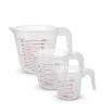 Juego de Tazas Medidoras de Plástico 1L, 500ml, 250ml 020-001-046 | Travessa