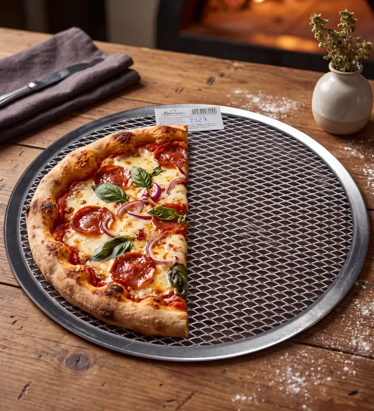 Malla de Aluminio para Pizza 10 Pulgadas 156-006-010 | Travessa