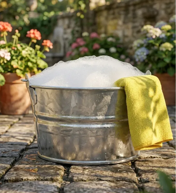 Jícara con Asa de Lámina Galvanizada No. 12 5.5L 2322 | Cubasa