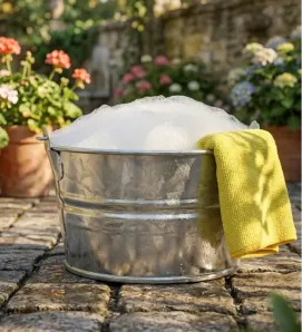 Jícara con Asa de Lámina Galvanizada No. 12 5.5L 2322 | Cubasa