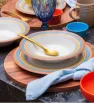 Vajilla de Porcelana 12 Pzs Sarape Y-2020 323304 | Santa Anita