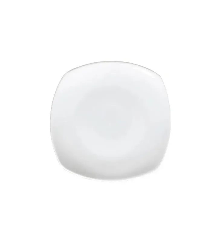 Plato Postre Cuadrado 16 cm Elegance Porcelana | Santa Anita 316831