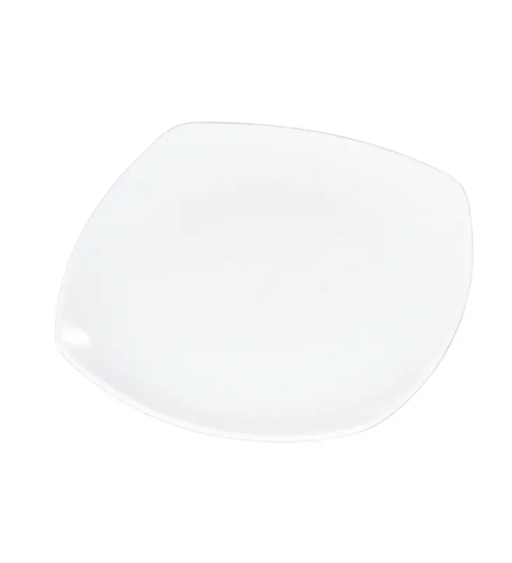 Plato Postre Cuadrado 16 cm Elegance Porcelana | Santa Anita 316831