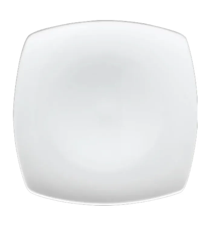 Plato Pastelero Cuadrado 20 cm Elegance Porcelana | Santa Anita