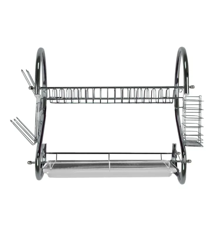 Escurridor de Platos 2 Niveles Elegance I Acero Cromado | Távola 53404