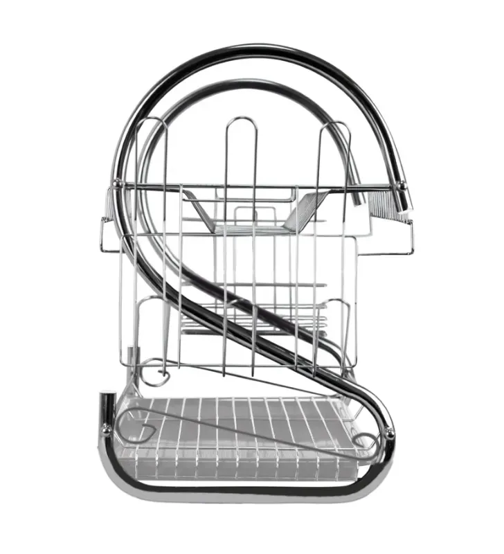 Escurridor de Platos 2 Niveles Elegance II Acero Cromado | Távola 53406