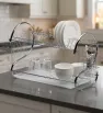 Escurridor de Platos 2 Niveles Elegance I Acero Cromado | Távola 53404