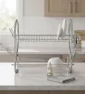 Escurridor de Platos 2 Niveles Elegance III Acero Cromado | Távola 69816