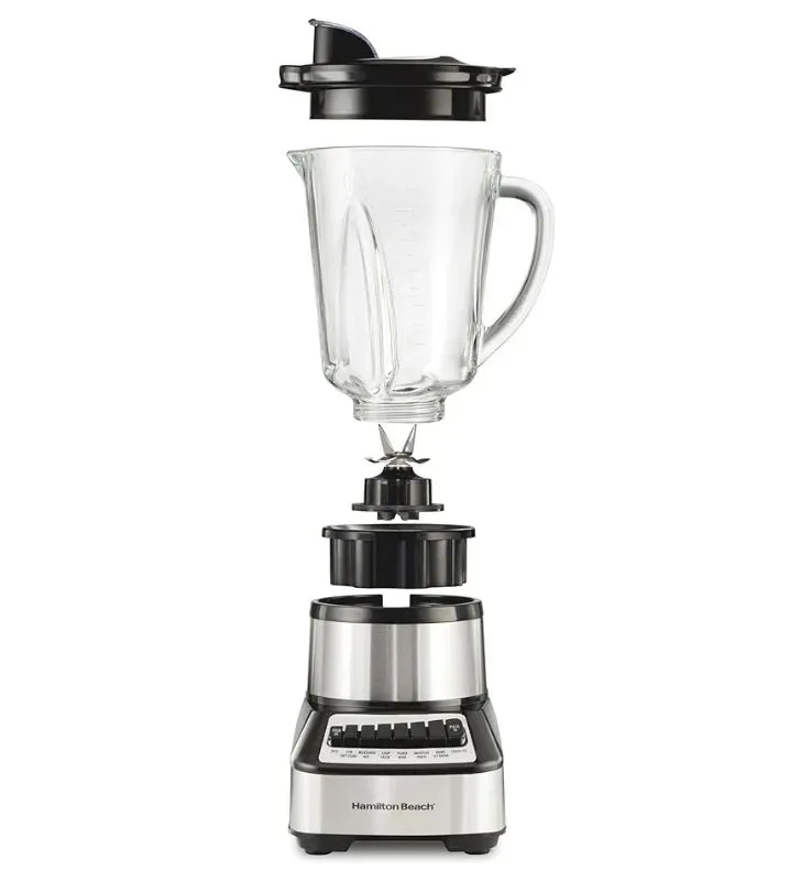Hamilton Beach 54221 Wave Crusher | Licuadora vidrio 40 oz, 700 W, 14 funciones