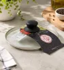 Tapa de Vidrio 20 cm con Pomo de Baquelita | Távola