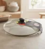 Tapa de Vidrio 30 cm con Pomo de Baquelita | Távola