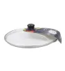 Tapa de Vidrio 30 cm con Pomo de Baquelita | Távola