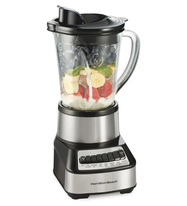 Hamilton Beach 54221 Wave Crusher | Licuadora vidrio 40 oz, 700 W, 14 funciones