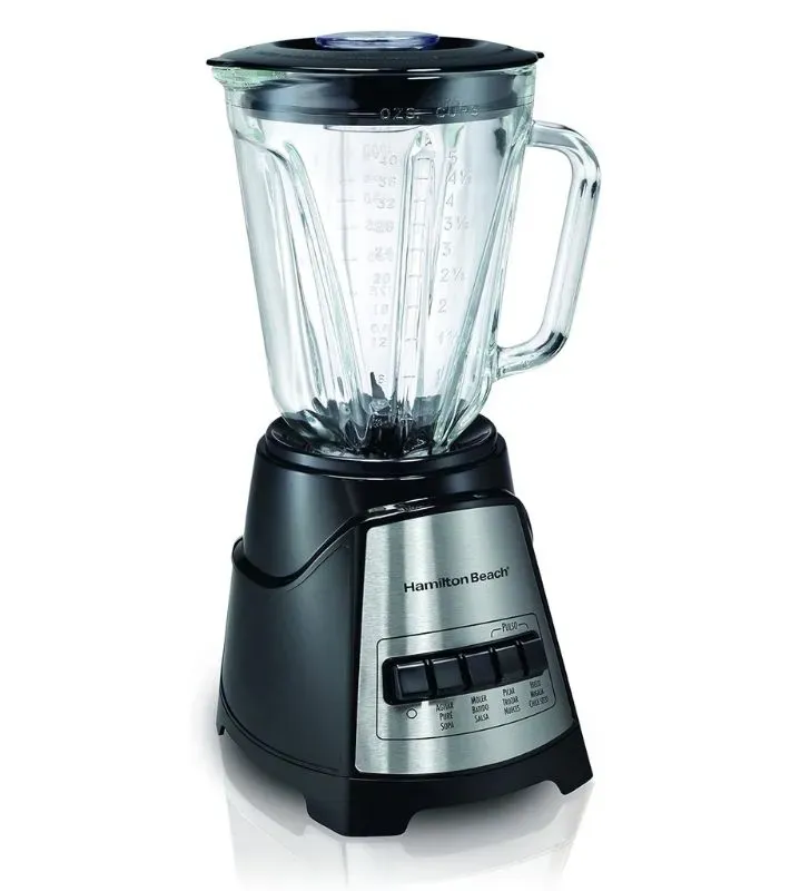 Licuadora Hamilton Beach 58148‑MXR 40 oz | 12 funciones, 700 W y vidrio