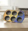Molde para Hornear 6 Muffins Antiadherente | Távola 77151