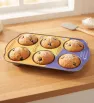Molde para Hornear 6 Muffins Antiadherente | Távola 77151