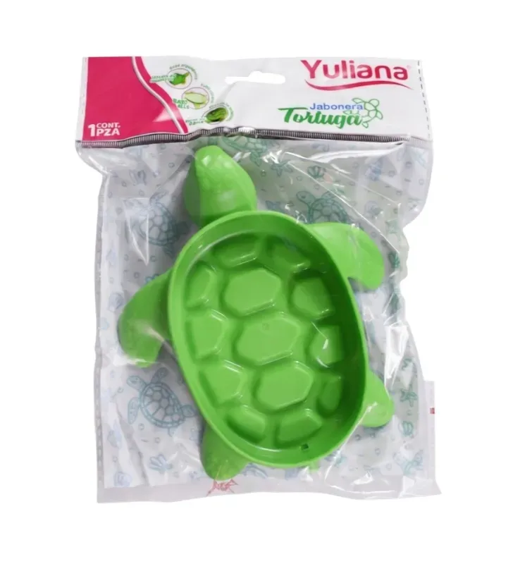 Jabonera Tortuga de Plástico MX-471 | Yuliana