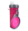Cilindro Mascota Snack Duo 355ml con Tazón R7-90300 | Yuliana