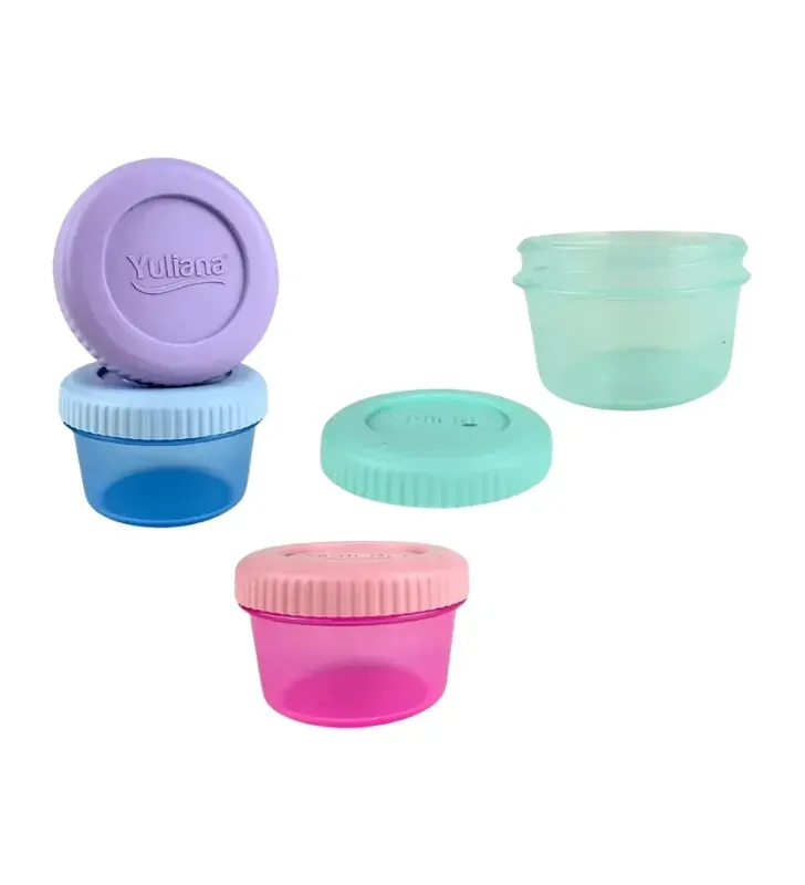 Recipientes con Tapa de Rosca No. 00 30ml 4 Pzs MX-514 | Yuliana