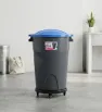 Bote Max 125L con Tapa y 5 Ruedas MX-422 | Yuliana