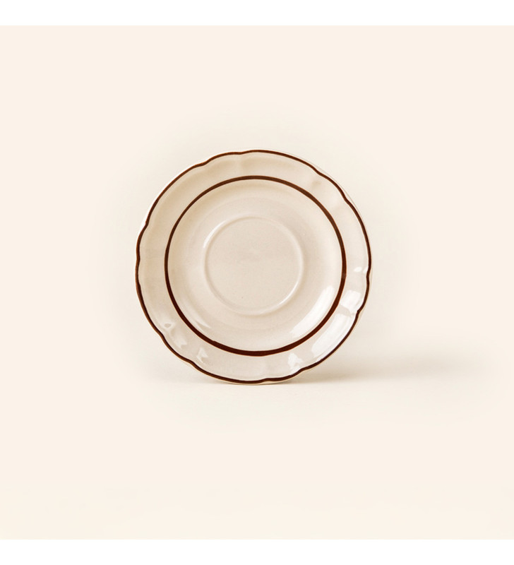 Plato para Taza Decoración Flor de Otoño | Elegancia para tu Mesa-SANTA ANITA