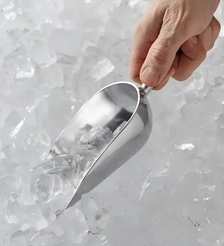 Pala para Hielo Redonda de Aluminio 354.8ml 122-003-012 | Travessa