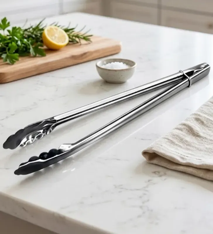 Pinzas de Cocina de Acero Inoxidable 16" 299 12 | Mexasia