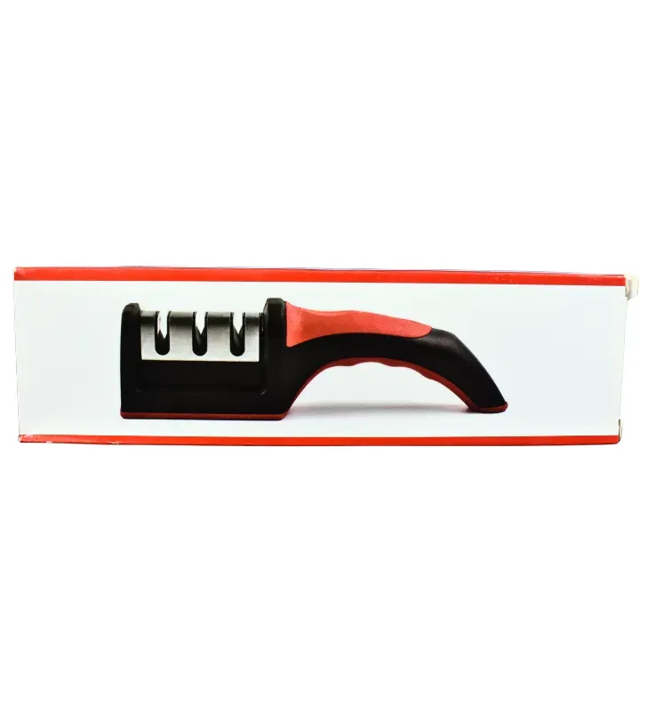 Afilador Manual de Cuchillos 3 Ranuras 21x5x6 cm MS0333 | Mexasia