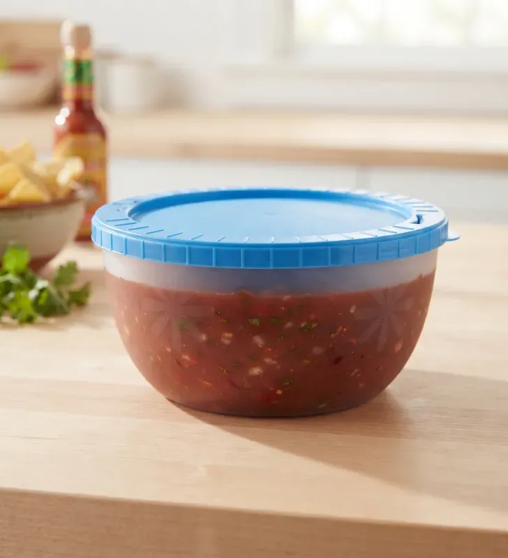 Salsera con Tapa de Plástico 400 ml | Pymsa